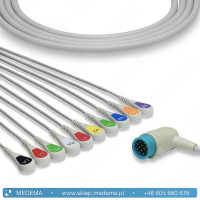 Kabel EKG - defibrylator LIFEPAK 12, 15 (12 odpr. EKG), IEC, 10L